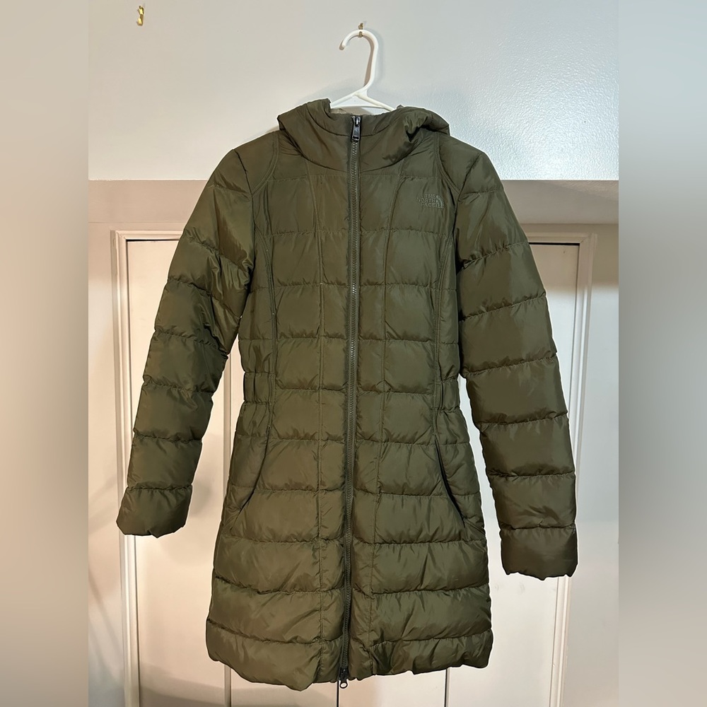 Women’s North Face Olive Green Coat